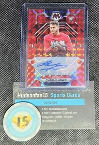 Charlie Jones 2023 Panini Mosaic #299 Rookie Autographs Mosaic Red 150/199 - Picture 1 of 2