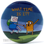 BRAND NEW Adventure Time with Finn and Jake What Time Is It? 1.25" Button