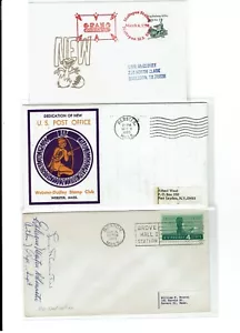 Post Office Dedication + MASSACHUSETTS 5 Covers Mattapan, Webster, Boston + !! - Picture 1 of 2