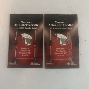 6 Stück Monarch Attachernadel SG & 3020 Regular Nadel (teilweise offene Packung) NEU - Bild 1 von 2