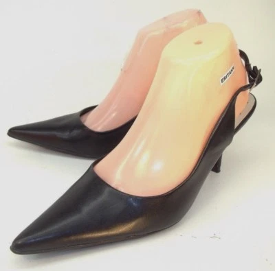 Pierre Dumas Mujer Tacones BIALISS US 8 M Negro Vegano Cordones Punta Zapatos 28 Foto 1 de 4