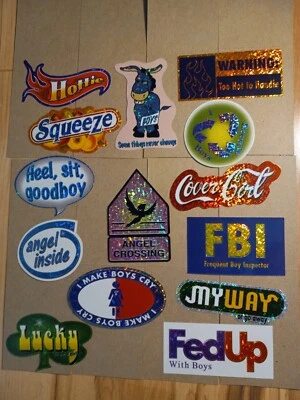 Vending Machine Stickers - Lot of 14 - Best Of Boy Bash - Y2K CLASSIC - Image 1 of 4