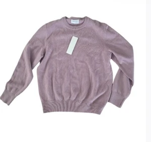 NWT Calvin Klein Men's Cashmere Wool Sweater sea fog S - Picture 1 of 3