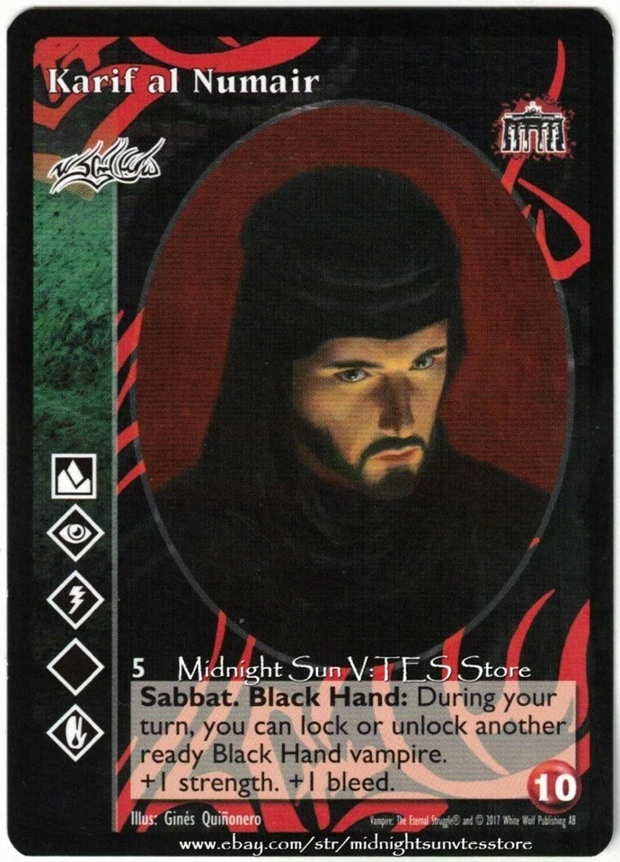 Karif al Numair Assamite (Banu Haqim) Berlin Anthology V:TES VTES Vampire CCG - Image 1 of 1