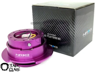 NRG STEERING WHEEL QUICK RELEASE GEN 2.5 PURPLE BODY W/ PURPLE RING SRK-250PP Foto 1 de 2