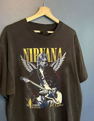 Camiseta Nirvana 2025 Banda Manga Corta Clásica Talla S-5XL DO269 Foto 1 de 3