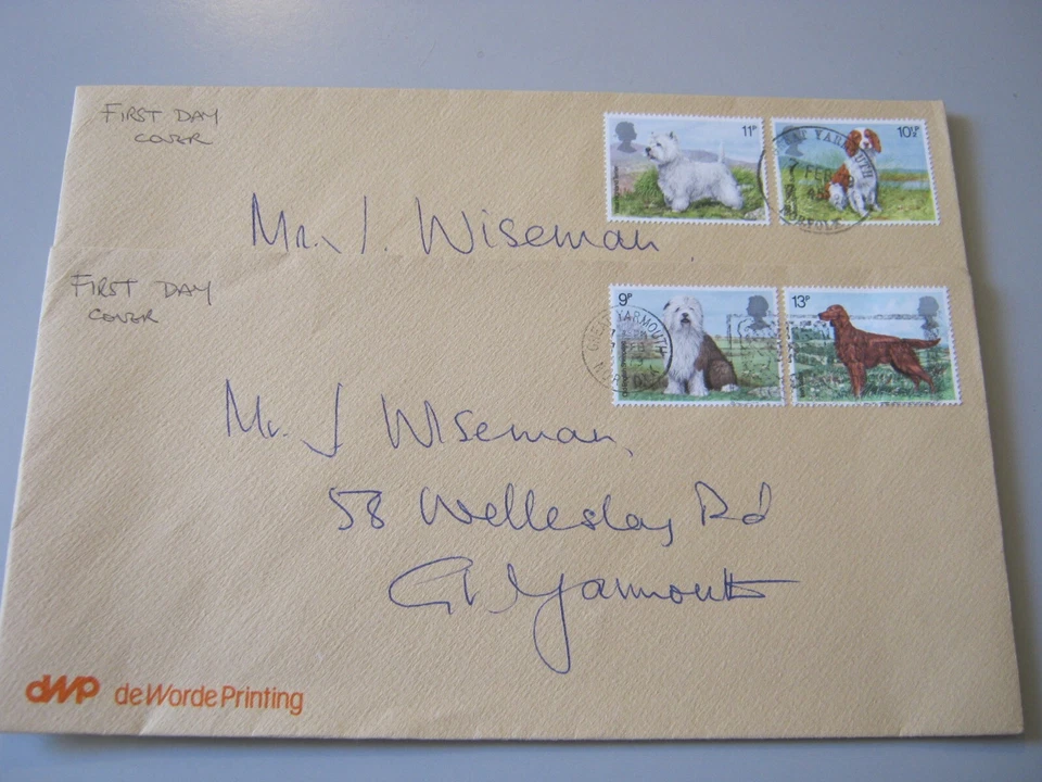 GB FIRST DAY of ISSUE for DOGS on 2 COVERS DATED 22 NOV 1978 - Image 1 of 1