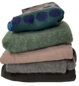 Cashmere Sweater Lot Craft Cutter Flaws Holes Upcycle Fabric Colorful Neutral 5 - Picture 1 of 11