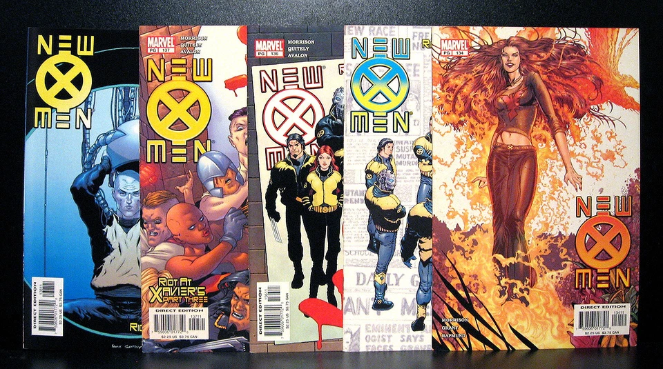 COMICS: Marvel: New X-Men #134-138 (2003), 1st Kid Omega cover & full app - RARE - Image 1 of 1