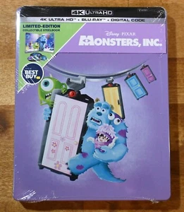 4K BLU-RAY | Monsters Inc ULTRA HD BEST BUY STEELBOOK NEW SEALED - Picture 1 of 6