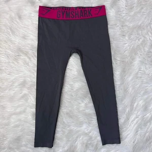 Gymshark Fit Seamless Tight Leggings Gray Pink View Measurements - Picture 1 of 6