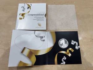 2019 United States Mint Congratulations Set American Eagle 1 Oz Silver Proof - Picture 1 of 5