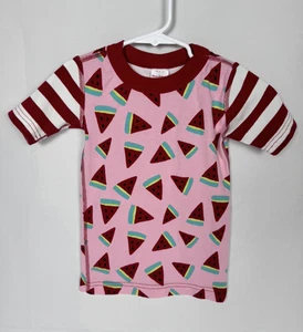 Hanna Andersson Girls Watermelon Print Sweater Dress 110 US 5  Organic Cotton  - Picture 1 of 6