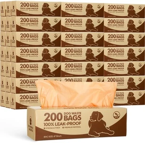 Sherr 20 rollos en caja 4000 cuentas bolsas para caca de perro a granel a prueba de fugas bolsas de residuos de perros... - Imagen 1 de 7