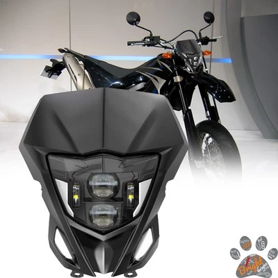  Faro LED para Yamaha YZ125 YZ250F WR250F WR450F TTR250 Trail Bike Motocross Foto 1 de 4