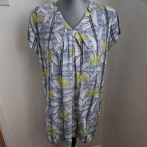 White Stuff Short Dress / Long Tunic Multicoloured, Pockets, Short Sleeves UK 12 - Picture 1 of 8