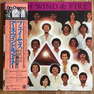 Earth, Wind & Fire - Faces - 2xLP 1980 Japon CBS/Sony 40AP 1940~1 POSTER NM/EX - Imagen 1 de 18