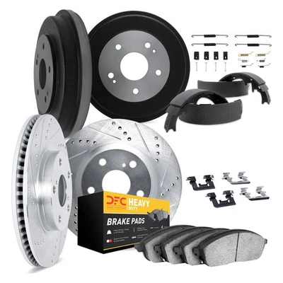 For GMC G15/G1500 Van 71 Brake Kit DFC Drilled & Slotted Front & Rear Brake Kit Foto 1 de 3