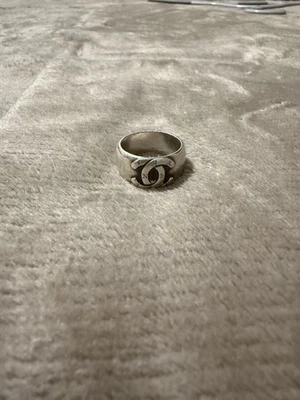 Vintage rare Authentic Chanel Sterling Silver Ring - Image 1 of 4