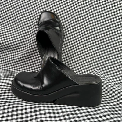 Zuecos gruesos CAMPER Kaah de cuero negro vanguardista talla EU 37 / para mujer 7 Foto 1 de 4