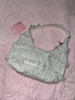 Skinnydip Denim Handbag With Frills Brand New With Tags - Image 1 of 4