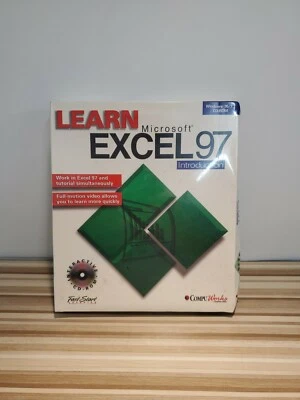 CD de aprendizaje de introducción Learn Microsoft EXCEL 97 Windows todavía SELLADO DE FÁBRICA  Foto 1 de 4