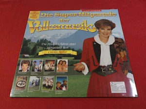 various DIE SUPER-HITPARADE DER VOLKSMUSIK LP Polystar 847592-1 originalverpac - Picture 1 of 2
