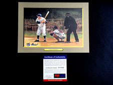 YOGI BERRA PSA/DNA SIGNED PEREZ-STEELE GREAT MOMENTS CARD #53 AUTOGRAPH HOF .