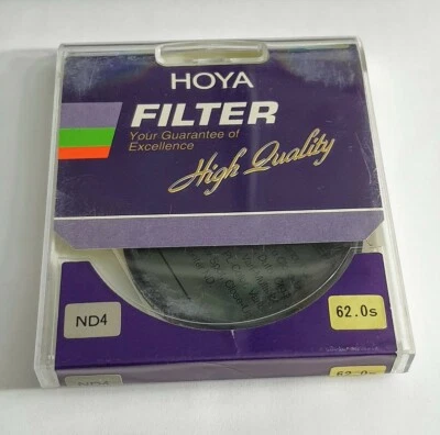 62mm Genuine Hoya ND4 ND 4 Lens filter 62 mm Neutral Density ND4X ND 4X Japan - Image 1 of 4