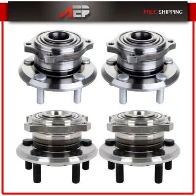 Set of 4 Front Rear Wheel Hub Bearing For Dodge Charger 2010-2012 2013 2014 AWD - Image 1 of 4