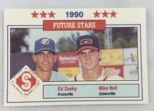 1990 Southern League All Stars Baseball Card #47-Mike Bell, Greenville Braves