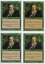 MTG: FYNDHORN ELDER 5th Edition UNCOMMON; played, Excellent condition x4