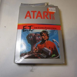 ATARI - E T Extra-Terrestrial 2600 Video Game System GAME1982 BOX AND BOOKLETS - Picture 1 of 14