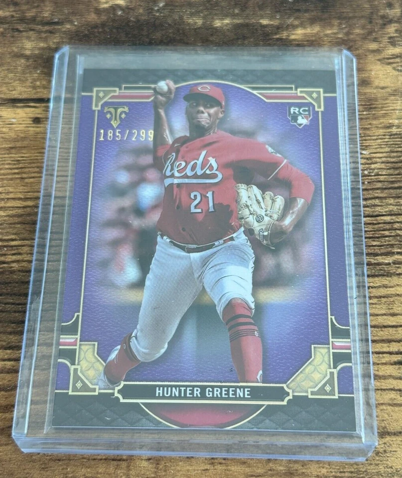 2022 Topps Triple Threads Amethyst #13 Hunter Greene /299 - Image 1 of 1