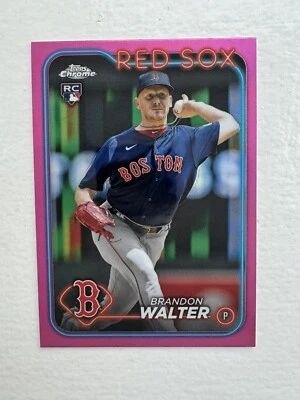 2024 Topps Chrome Brandon Walter Pink Refractor Rookie Card RC #254 - Image 1 of 2