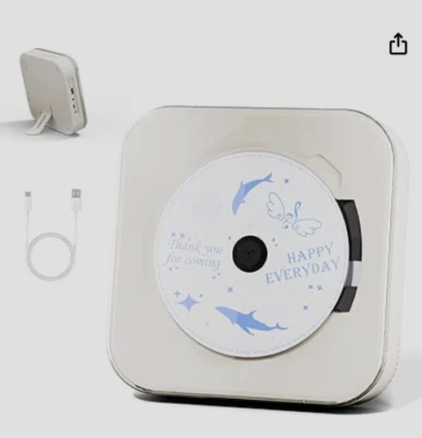 Audio CD Player with Speakers for Home Decor (CD909) - Image 1 of 4