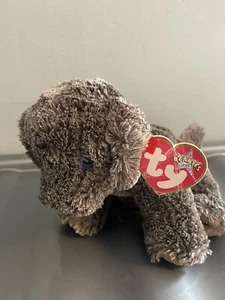 Ty Beanie Babys Frisbee der Weimaraner Welpe 2001 grau braun Hund mit Etikett 4 Zoll - Bild 1 von 7