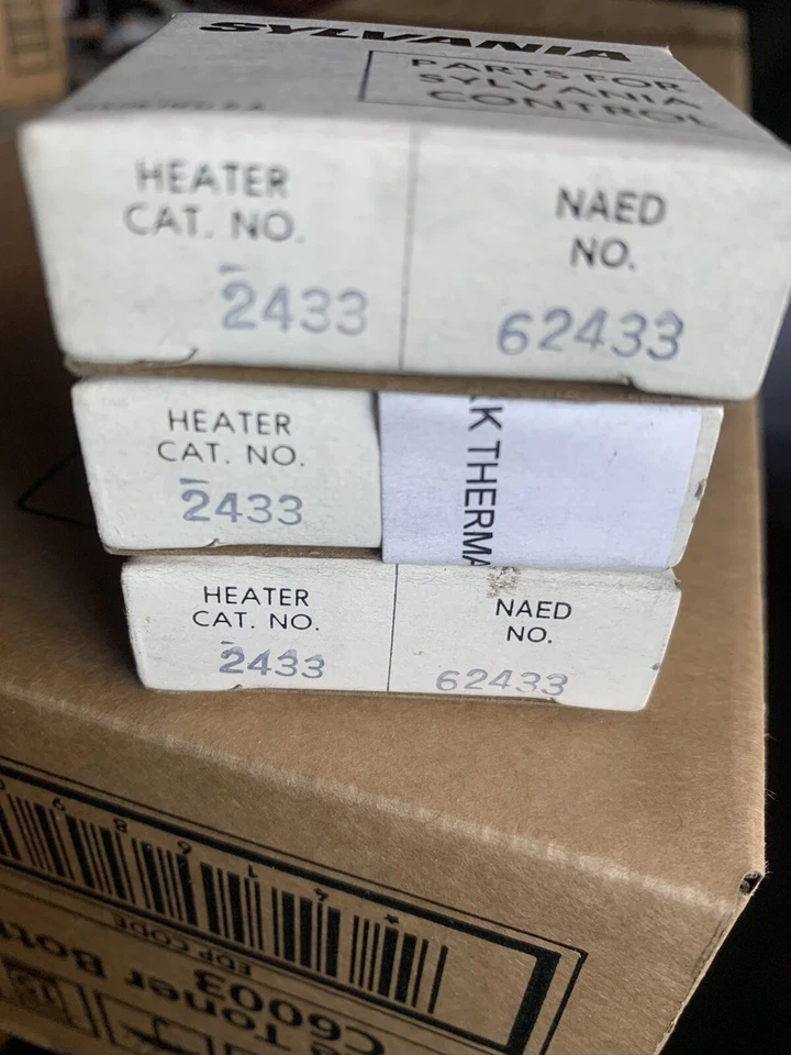 Joslyn Clark 2433 Sylvania Overload Relay Heater Element 62433 (Pack of 3) New - Image 1 of 1