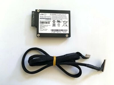 IBM ServeRAID M5100 Battery Kit 81Y4491 81Y4508 81Y4588 IBBU09 BAT1S1P-A + Cable - Bild 1 von 4