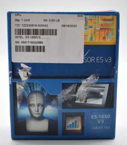 Intel Xeon E5-1650V3 Processor CPU 3.5GHz 15MB LGA2011 V3 140W - Picture 1 of 3