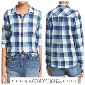 Camisa ACTUAL ELLIOTT The Slim Boy in Billie a Cuadros Talla 1 Pequeña $198 a Cuadros B - Imagen 1 de 5