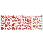  Valentinstag-Herz-Aufkleber Fensteraufkleber Rotes Dekor Herz-Dekor Glas