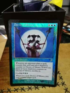 MTG FOIL - Scourge - Decree of Silence -SEE IMAGE - Picture 1 of 2