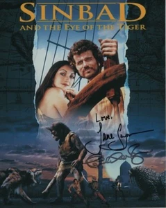 PATRICK WAYNE and JANE SEYMOUR Signed 8x10 SINBAD AND THE EYE OF THE TIGER Photo - Picture 1 of 1