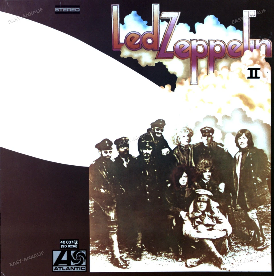 Led Zeppelin - Led Zeppelin II GER LP (VG/VG) rare Version (PF + LW cut) . - Image 1 of 1