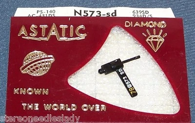 Astatic N573-SD RECORD PLAYER NEEDLE for RCA RMP-204-9 RCA 117330  648-DS73  - Image 1 of 2