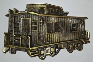 Hebilla de cinturón de caboose 1978 vintage ~ serie #j271 hecho en EE. UU. - Imagen 1 de 2