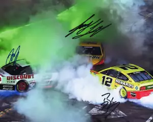 3X AUTOGRAPHED Joey Logano / Ryan Blaney / Brad Keselowski 2021 Penske NASHVILLE - Picture 1 of 1
