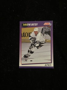 91 Score Kings Wayne Gretzky Hockey #100 Card
