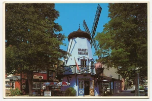 Continental Postcard - Solvang, California - Hamlet Square Windmill - Picture 1 of 2